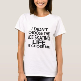 T-SHIRT DESIGN DA VIDA DO PATINAGEM NO GELO