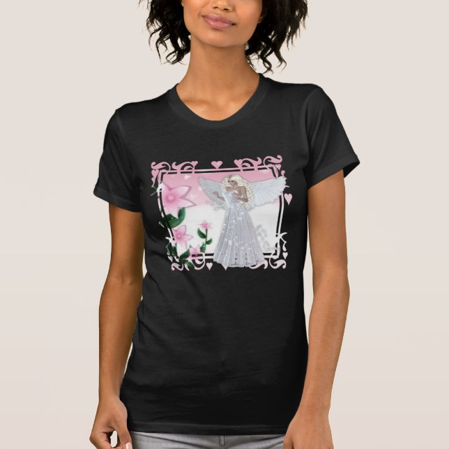 T-shirt Design de Anjo da Flor (Frente)