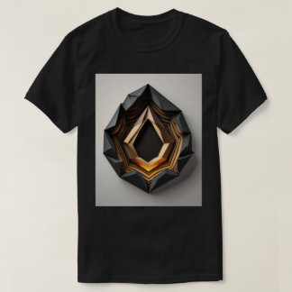 T-shirt Design de arte em papel 3D