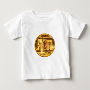 T-shirt Design de Arte Étnica da África ouro