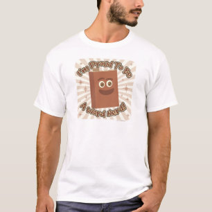 T-shirt Design de Cartões do Leitor de Livros de Nerd do 
