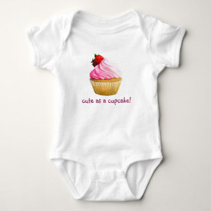 T-shirt design de cupcake bonito