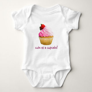T-shirt design de cupcake bonito