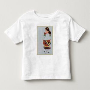 T-shirt Design de fantasia para uma Menina Camponesa, 1922