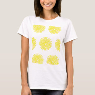 T-shirt Design de fatias de limão