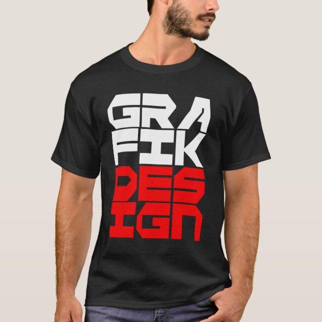 T-shirt Design de Grafik (Frente)