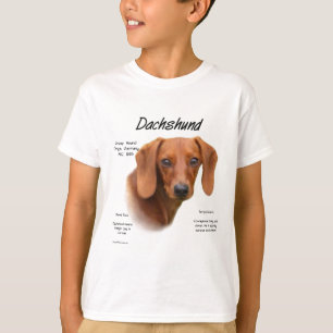 T-shirt Design de História do Dachshund (suave)