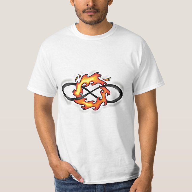 T-shirt Design de Incêndio Eterno (Frente)