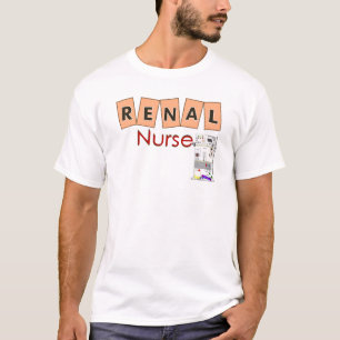T-shirt Design de máquina renal de Fresenius da enfermeir