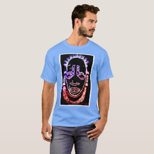 T-shirt Design de Máscara Inspirada por Arte Africana Col