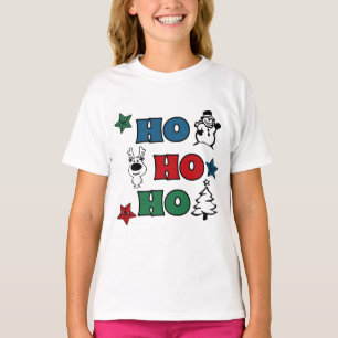 T-shirt Design de Natal Ho-Ho