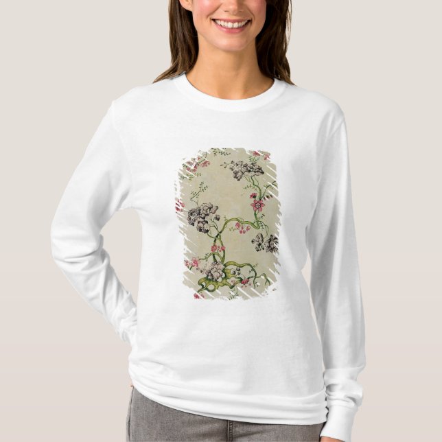 T-shirt Design de seda por Anna Maria Garthwaite, 1740 (Frente)