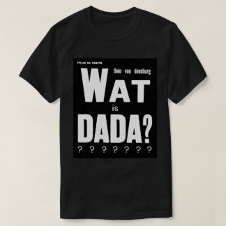 T-SHIRT DESIGN DE TEXTO GRAPHIC DADA ART
