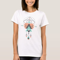 Design de Tribal Geométrico Colorida
