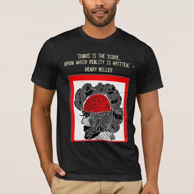 T-shirt Design do caos & da realidade (Frente)