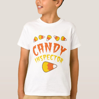T-shirt Design do Dia das Bruxas do INSPECTOR dos DOCES