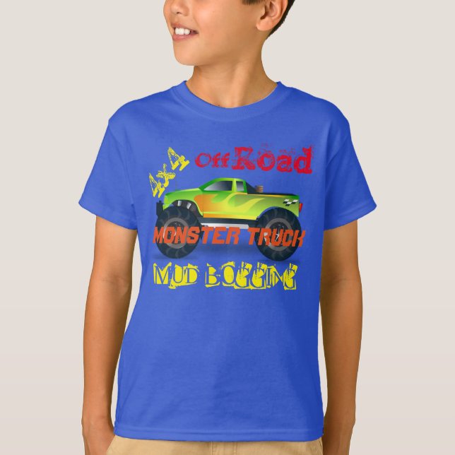 T-shirt Design do monster truck (Frente)