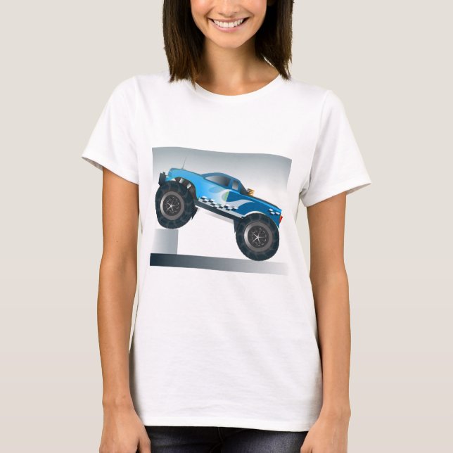T-shirt Design do Monster Truck Speedway-lover (Frente)