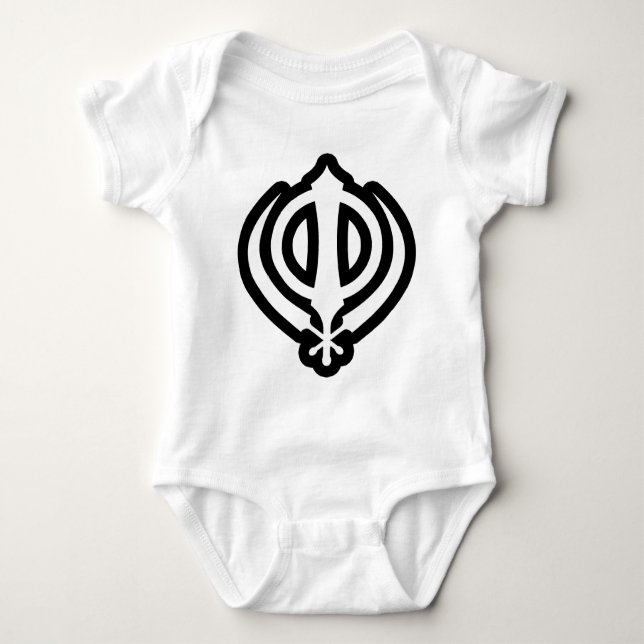 T-shirt Design do Punjabi do Sikhism de Khanda Khalsa do (Frente)