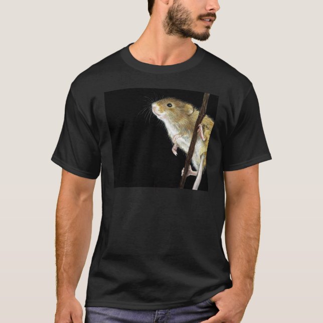 T-shirt Design do rato de campo (Frente)