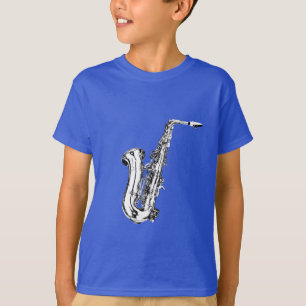 T-shirt Design do saxofone
