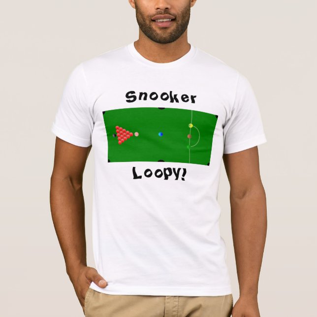 T-shirt Design do Snooker (Frente)