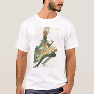 T-shirt Design do traje para Nijinsky como 'o God azul