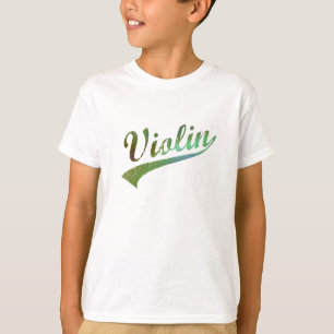 T-shirt Design do violino por Leslie Harlow
