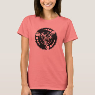 T-shirt Design dos círculos da colheita do UFO