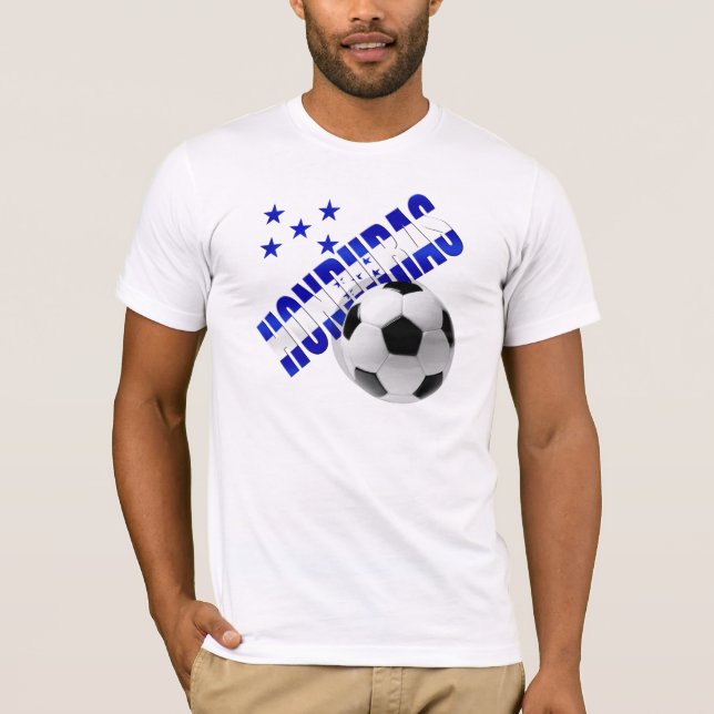 T-shirt Design dos trabalhos de arte da bola do futebol (Frente)