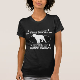 T-shirt Design engraçado do italiano do spinone