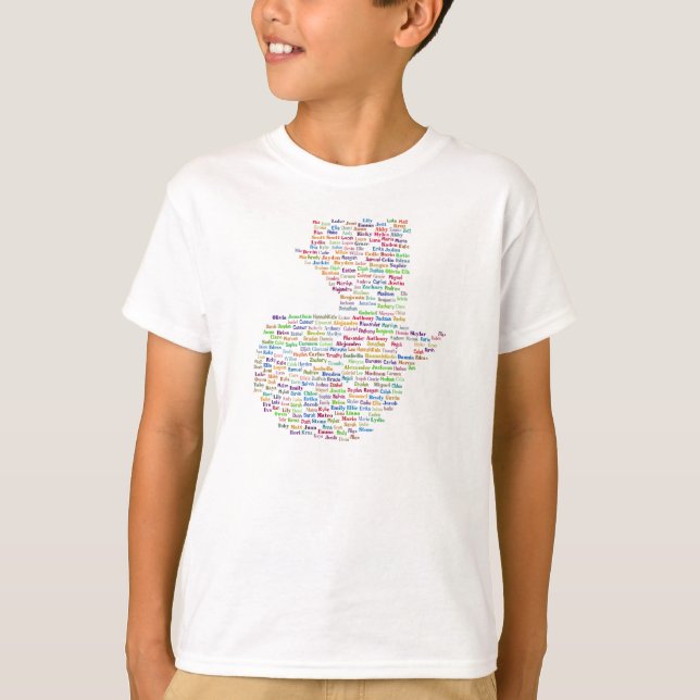 T-shirt Design final dos miúdos (Frente)