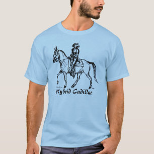 T-shirt Design híbrido do cadillac da mula de Gaited
