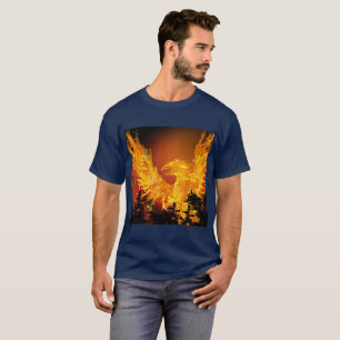 T-shirt Design impetuoso de Phoenix (nenhum P)