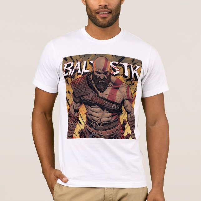 t-shirt design kratos (Frente)