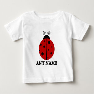 T-shirt DESIGN LADYBUG personalizado com QUALQUER NOME