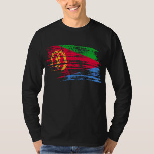 T-shirt Design legal da bandeira do Eritrean