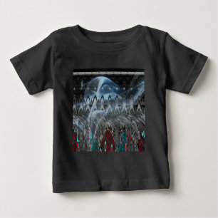 T-shirt Design moderno Tribal Edgy.