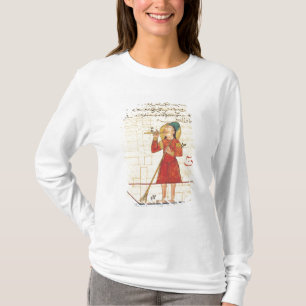 T-shirt Design para um autômato, de