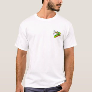T-shirt Design querido Muskie branco do poster w/Front