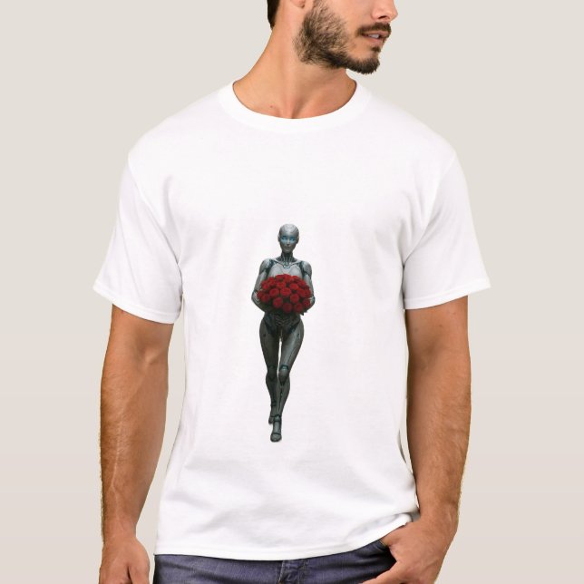 T-shirt design Robótica (Frente)