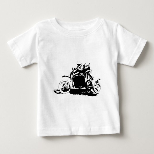 T-shirt Design simples de Sidecarcross (Frente)