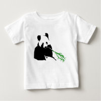 Designs de Urso Panda em Roupas de Bebê