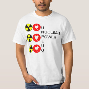 T-SHIRT DESLIGAR ENERGIA NUCLEAR