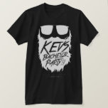 T-shirt Despedida de solteiro de Kevs Wildman-Branco<br><div class="desc">Preto tão da meia-noite,  preto quanto o passo,  mais preto do que a bruxa a mais suja.</div>