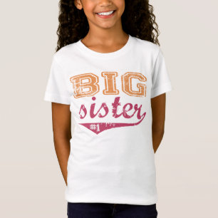 T-shirt desportivo da irmã mais velha