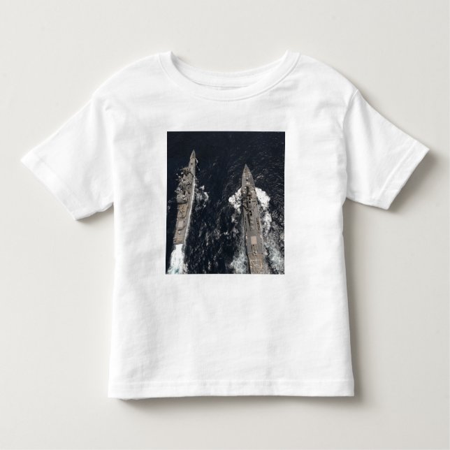 T-shirt Destruidor de mísseis guiados USS Gridley (Frente)