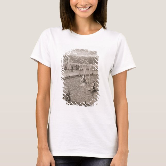 T-shirt Detalhe da Fonte de Diana e Apolo em Versaill (Frente)