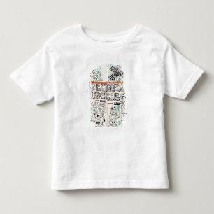 T-shirt Detalhe de um códice maia
