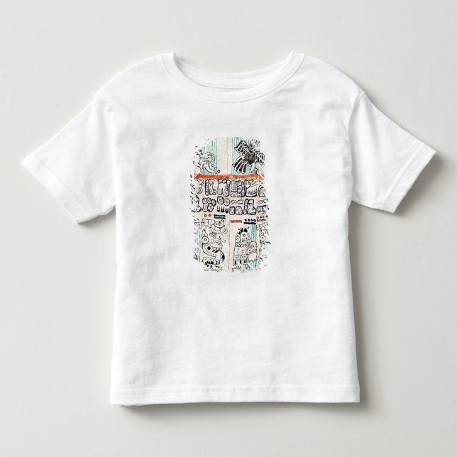T-shirt Detalhe de um códice maia (Frente)